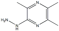 2-hydrazinyl-3,5,6-trimethylpyrazine Structure