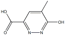 6-Hydroxy-5-methyl-pyridazine-3-carboxylic acid 구조식 이미지