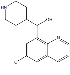 (6-methoxyquinolin-8-yl)(piperidin-4-yl)methanol 구조식 이미지