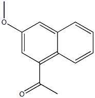 1-(3-methoxynaphthalen-1-yl)ethanone 구조식 이미지