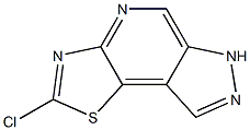 2-chloro-6H-pyrazolo[4,3-d]thiazolo[4,5-b]pyridine 구조식 이미지