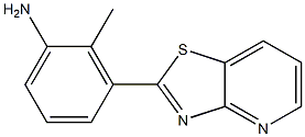 2-methyl-3-(thiazolo[4,5-b]pyridin-2-yl)aniline 구조식 이미지
