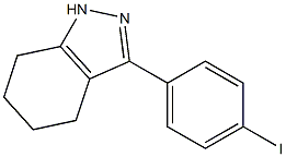 3-(4-iodophenyl)-4,5,6,7-tetrahydro-1H-indazole 구조식 이미지