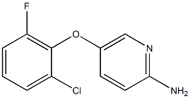 5-(2-chloro-6-fluorophenoxy)pyridin-2-amine 구조식 이미지