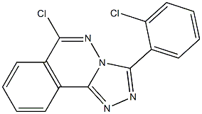 6-chloro-3-(2-chlorophenyl)-[1,2,4]triazolo[3,4-a]phthalazine Structure