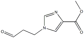methyl 1-(3-oxopropyl)-1H-imidazole-4-carboxylate Structure