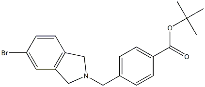 tert-butyl 4-((5-bromoisoindolin-2-yl)methyl)benzoate 구조식 이미지