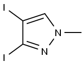 3,4-diiodo-1-methyl-1H-pyrazole Structure