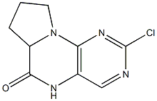 8-Chloro-1,2,3,3a-tetrahydro-5H-5,7,9,9b-tetraaza-cyclopenta[a]naphthalen-4-one 구조식 이미지