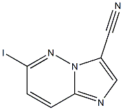 6-Iodo-imidazo[1,2-b]pyridazine-3-carbonitrile Structure