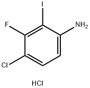 4-chloro-3-fluoro-2-iodoaniline hydrochloride Structure