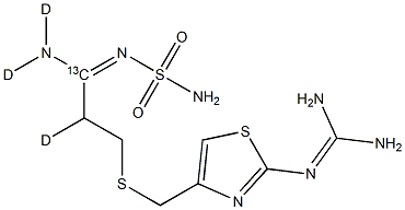 Famotidine-13C-d3 Structure