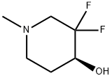 (S)-3,3-difluoro-1-methylpiperidin-4-ol 구조식 이미지