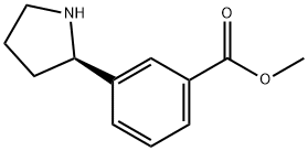 METHYL 3-((2R)PYRROLIDIN-2-YL)BENZOATE 구조식 이미지