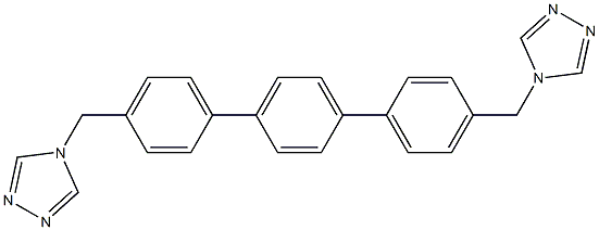 4,4''-bis((4H-1,2,4-triazol-4-yl)methyl)-1,1':4',1''-terphenyl Structure