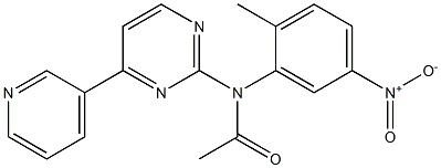 N-(2-methyl-5-nitrophenyl)-N-(4-(pyridin-3-yl)pyrimidin-2-yl)acetamide Structure
