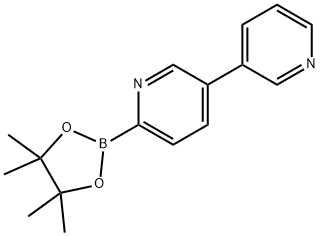 6-(4,4,5,5-tetramethyl-1,3,2-dioxaborolan-2-yl)-3,3'-bipyridine 구조식 이미지