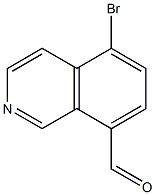 5-BROMOISOQUINOLINE-8-CARBALDEHYDE 구조식 이미지