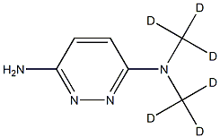 3-Amino-6-(dimethylamino-d6)-pyridazine Structure