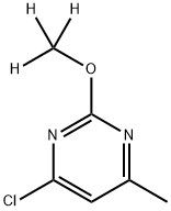 4-Chloro-6-methyl-2-(methoxy-d3)-pyrimidine 구조식 이미지