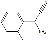 2-amino-2-(2-methylphenyl)acetonitrile 구조식 이미지