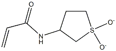 N-(1,1-dioxidotetrahydrothiophen-3-yl)acrylamide 구조식 이미지