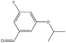 3-fluoro-5-isopropoxybenzaldehyde Structure