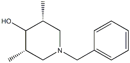(3S,4s,5R)-1-benzyl-3,5-dimethylpiperidin-4-ol 구조식 이미지