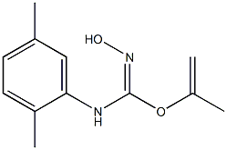 O-(N-(2,5-XYLYL)CARBAMOYL)ACETONE OXIME 구조식 이미지