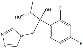 (2R,3R)-2-(2,4-difluorophenyl)-1-(4H-1,2,4-triazol-4-yl)butane-2,3-diol 구조식 이미지