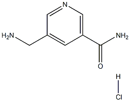 5-(Aminomethyl)nicotinamide hydrochloride Structure