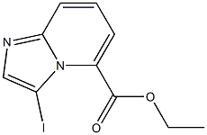 Ethyl 3-iodoimidazo[1,2-a]pyridine-5-carboxylate Structure