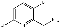 (3-Bromo-6-chloropyridin-2-yl)methanamine Structure