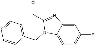 1-benzyl-2-(chloromethyl)-5-fluoro-1H-benzo[d]imidazole 구조식 이미지