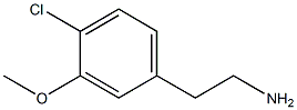 2-(4-chloro-3-methoxyphenyl)ethanamine Structure