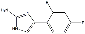 4-(2,4-difluorophenyl)-1H-imidazol-2-amine Structure