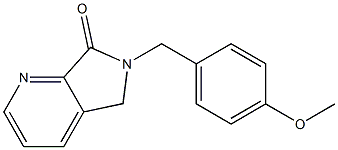 6-(4-methoxybenzyl)-5H-pyrrolo[3,4-b]pyridin-7(6H)-one 구조식 이미지