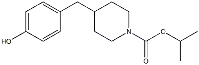 isopropyl 4-(4-hydroxybenzyl)piperidine-1-carboxylate Structure
