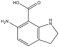 6-aminoindoline-7-carboxylic acid 구조식 이미지