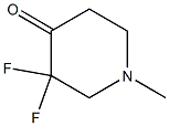 3,3-difluoro-1-methylpiperidin-4-one 구조식 이미지