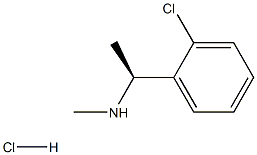 [(1S)-1-(2-CHLOROPHENYL)ETHYL](METHYL)AMINE HYDROCHLORIDE Structure