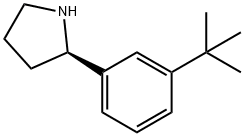 (2R)-2-[3-(TERT-BUTYL)PHENYL]PYRROLIDINE Structure