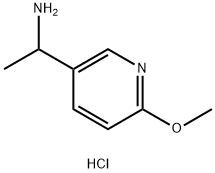 1-(6-METHOXYPYRIDIN-3-YL)ETHANAMINE DIHYDROCHLORIDE Structure