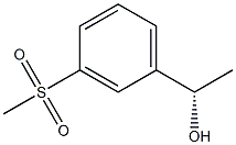 (S)-1-(3-(methylsulfonyl)phenyl)ethanol 구조식 이미지