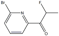 1-(6-bromopyridin-2-yl)-2-fluoropropan-1-one Structure