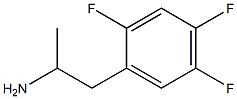 1-(2,4,5-trifluorophenyl)propan-2-amine 구조식 이미지