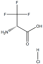 (S)-2-amino-3,3,3-trifluoropropanoic acid hydrochloride Structure