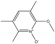 2,3,5-trimethyl-6-methoxy-1-oxidopyridin-1-ium Structure