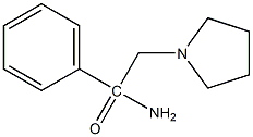 (R)-2-amino-2-phenyl-1-(pyrrolidin-1-yl)ethanone 구조식 이미지