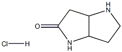 Hexahydro-pyrrolo[3,2-b]pyrrol-2-one hydrochloride 구조식 이미지